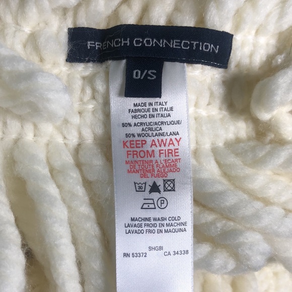 French Connection Ivory Scarf - Picture 5 of 5